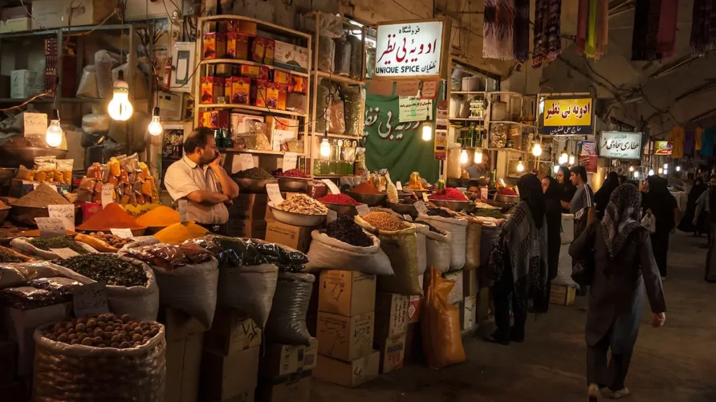 iranian bazaar