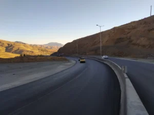 road in iran