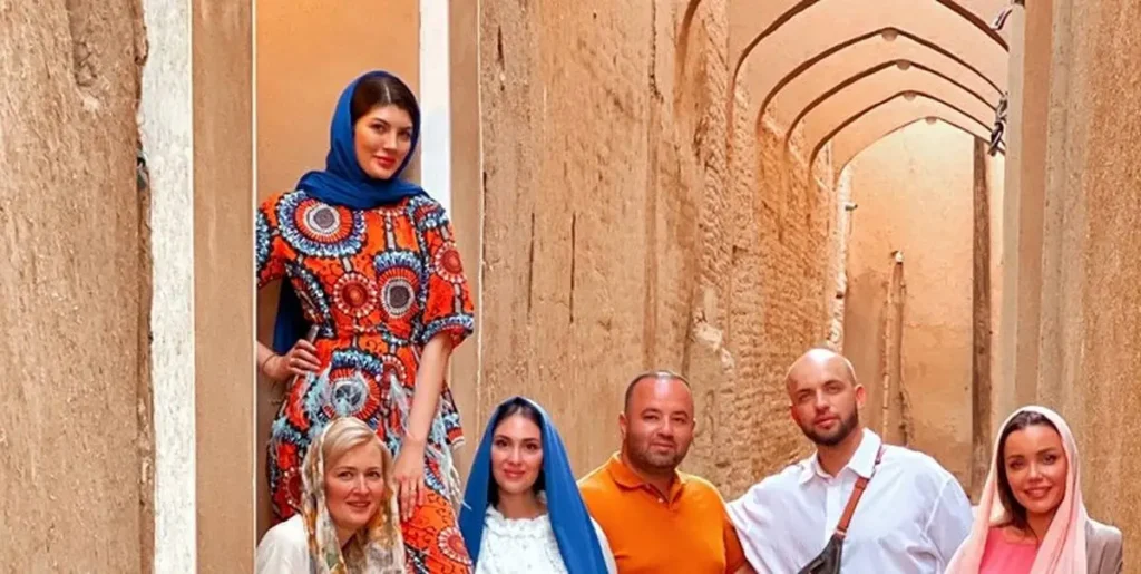 tourists in iran
