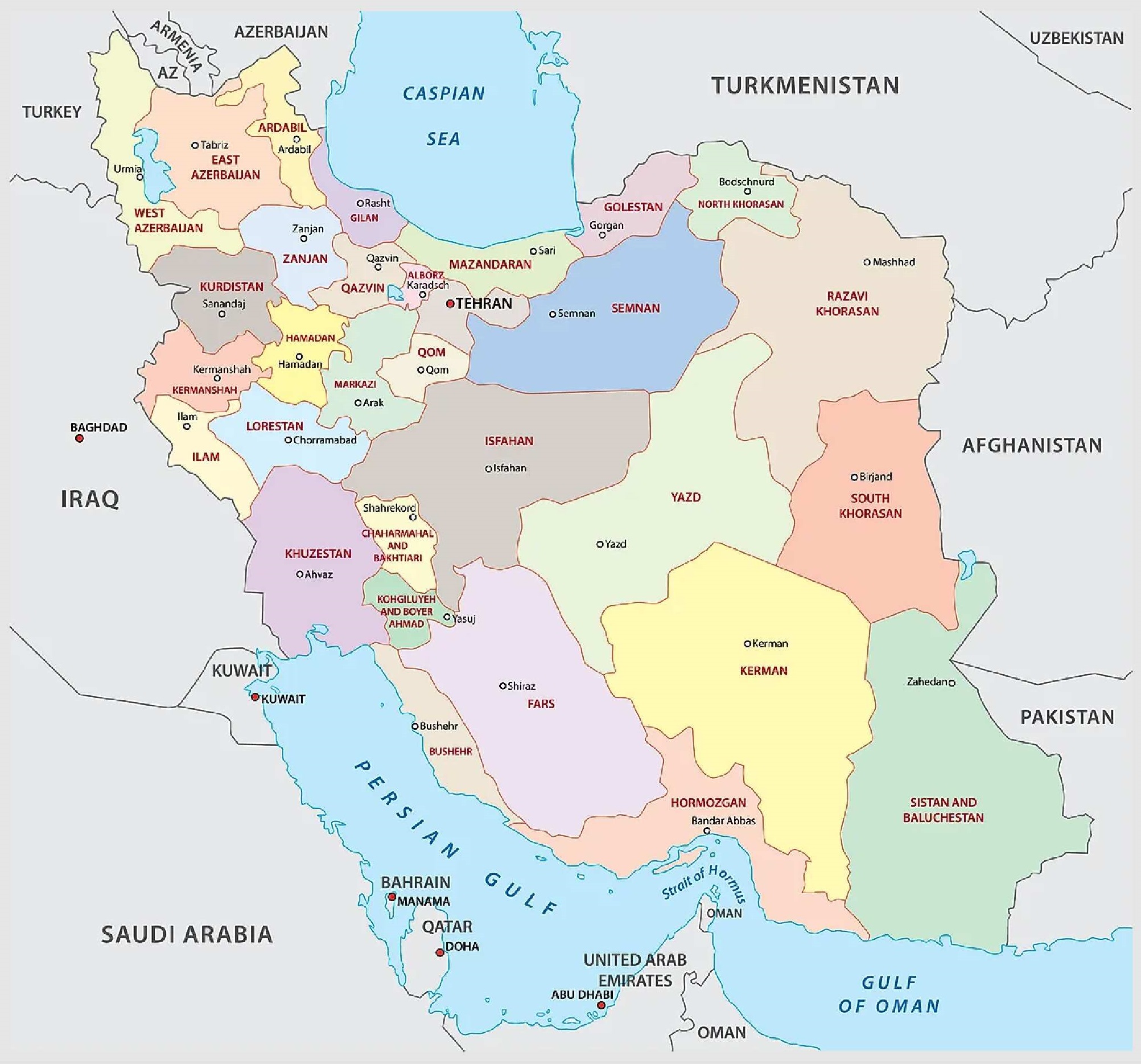 Iran Map