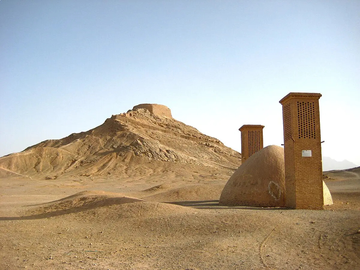 Yazd towers of silence