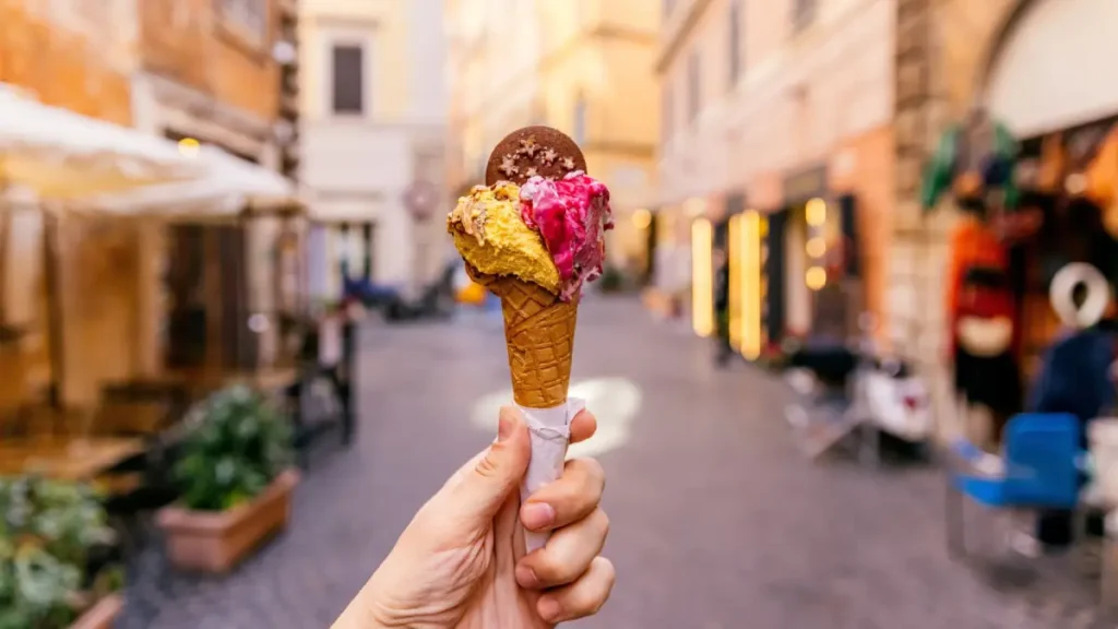 Italian gelato