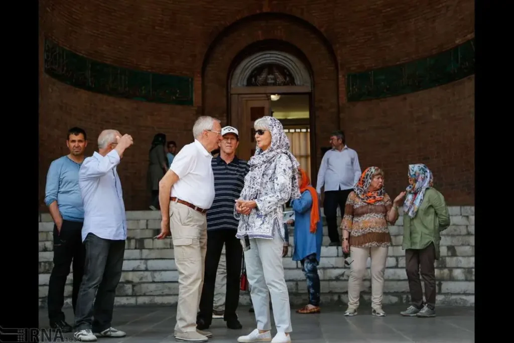 tourists in iran