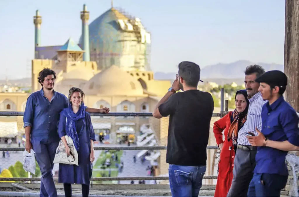 tourists in Iran