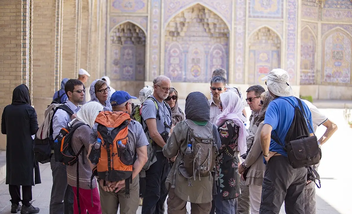 Tourists in Iran