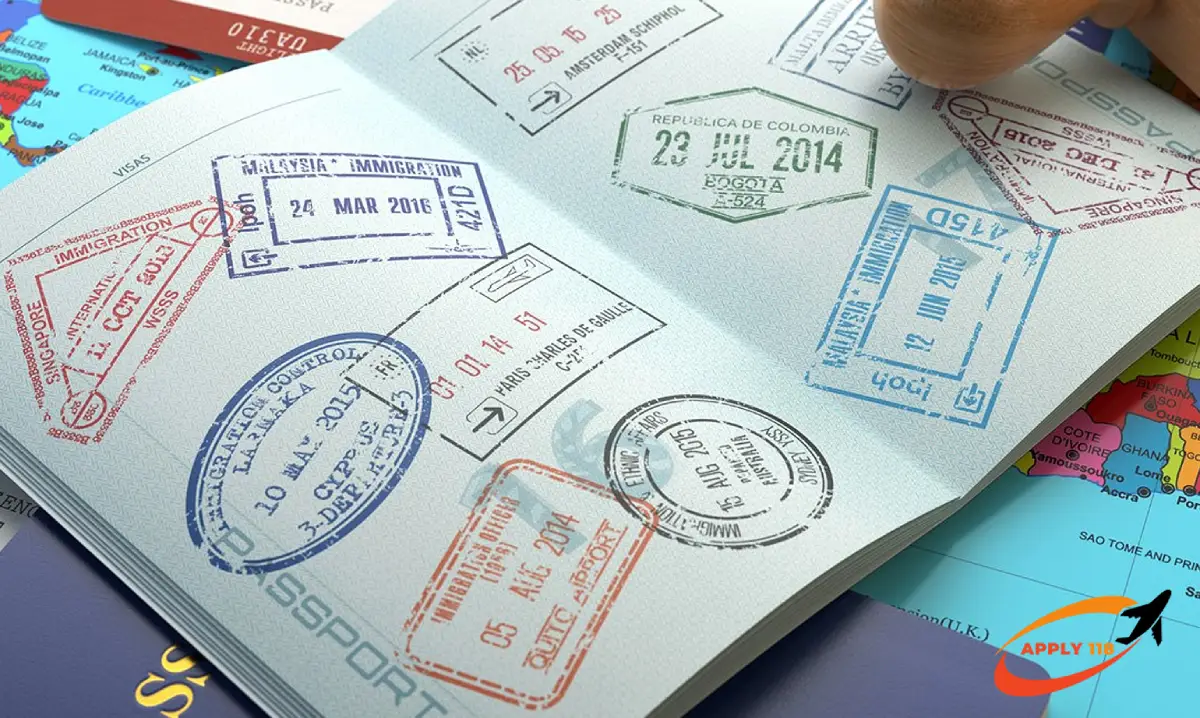 Visa stamps